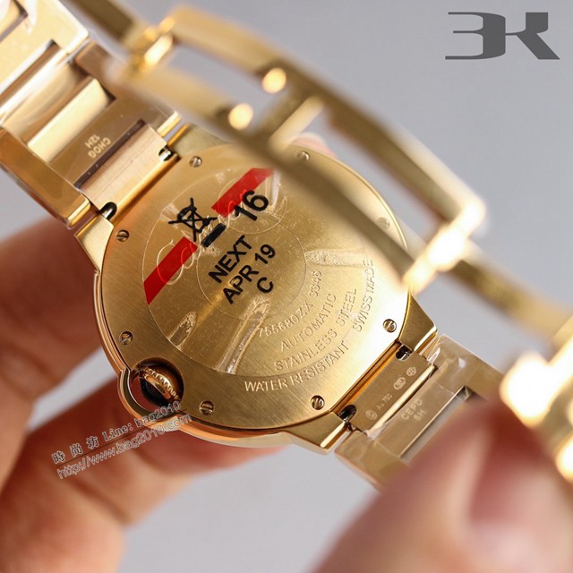 卡地亞女士手錶 Cartier經典款3K廠藍氣球 BallonBleuDe系列腕表  gjs2166